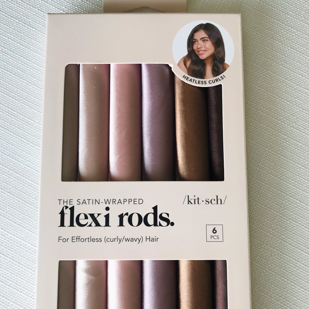 Kitsch Flexi Rods Heatless Curling Set, 6 Count, NIB - Picture 5 of 15